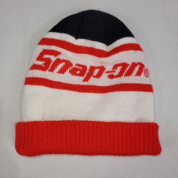 Snap-On Tools Toque Vintage Winter Hat Beanie Ski Knit Hat - Picture 1 of 1